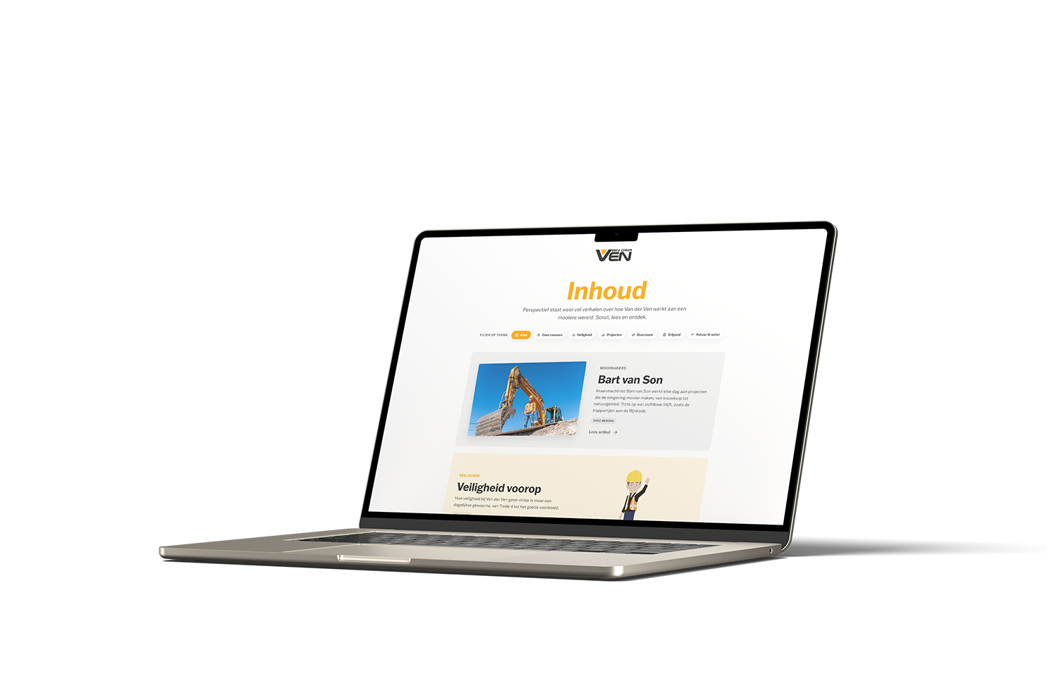 Online omgeving magazine Perspectief